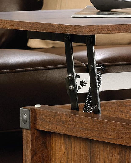 Sauder Carson Forge Lift-Top Coffee Table, Washington Cherry finish - LeafyLoom