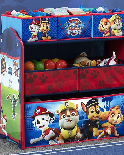 Delta Children Design & Store 6 Bin Toy Storage Organizer, Nick Jr. PAW Patrol - LeafyLoom
