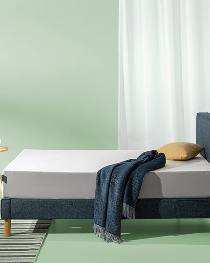 Zinus Cooling Essential Foam Bed Mattress Conventional, Twin, White - LeafyLoom