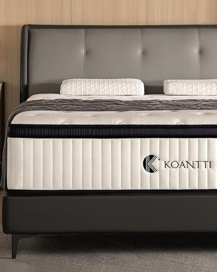 Full Size Mattress, 12 Inch Hybrid Full Mattress in a Box with Memory Foam & Individual Pocket Spring for Edge Support, Pressure Relief, Medium Firm,CertiPUR-US. - LeafyLoom