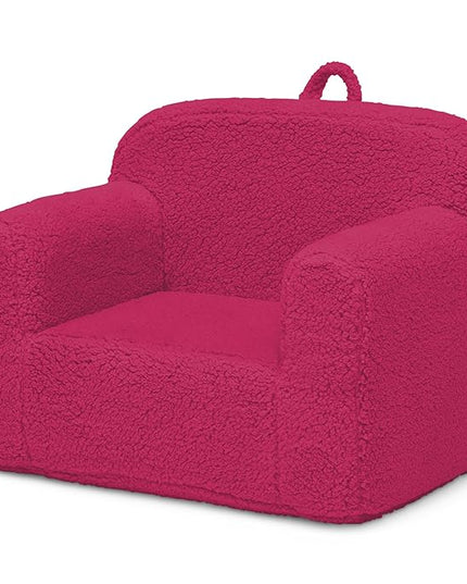 Delta Children Cozee Sherpa Chair, Hot Pink - LeafyLoom