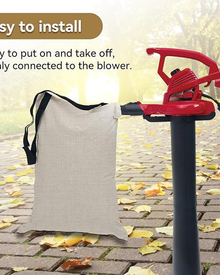 127-7040 Leaf Blower Vacuum Bag Compatible with Toro 51574 51592 51593 51602 51609 51581 51558 - Metal Bottom Zip Debris Collection Vac Bag Replaces 137-2336 108-8994 - 1 Pack - LeafyLoom