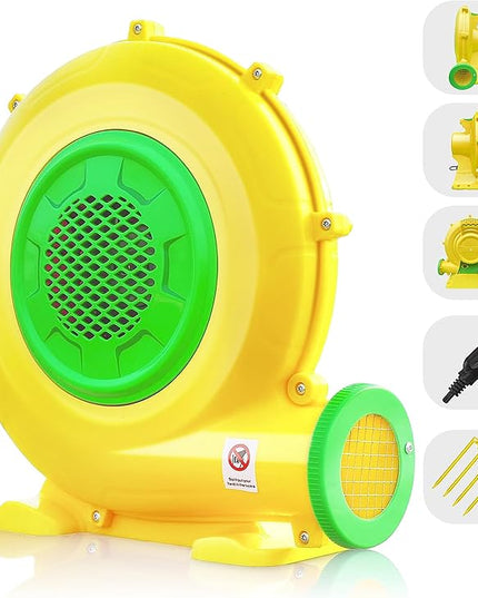 CoMiracle Air Blowers, 750 Watt 1.0 HP Inflatable Bounce House Air Blower, Outdoor Inflatable Castle and Jump Slides Blower - LeafyLoom