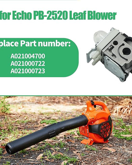 A021004700 A021000722 A021000723 New Carburetor Kits with Air Filter Fits for Echo PB-2520 Leaf Blower Replaces A021004700 A021000722 A021000723 - LeafyLoom