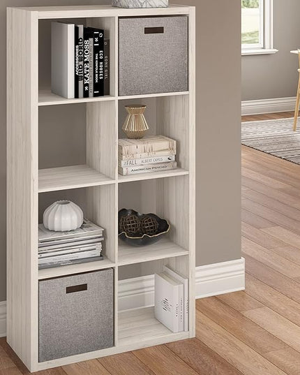ClosetMaid 4584 Decorative Open Back 8-Cube Storage Organizer, Bleached Walnut - LeafyLoom