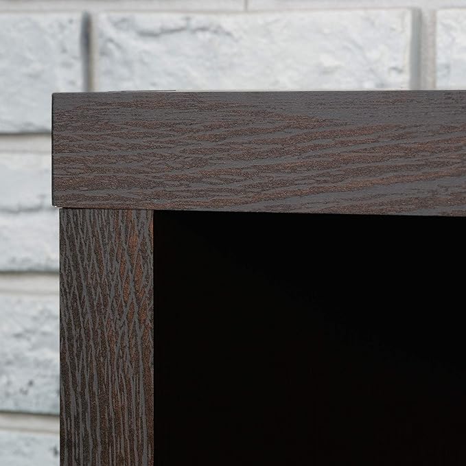 Sauder HomePlus 4-Cube Bookcase, Dakota Oak finish - LeafyLoom