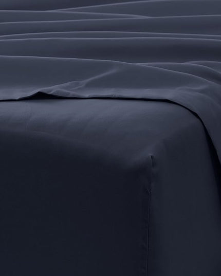 Linen Market Bed Sheets for Queen Size Bed (Navy) - Sleep Better Than Ever with These Soft and Cooling Queen Sheets - Deep Pocket Fits 16" Thick Beds - 4 Piece Queen Sheet Set - LeafyLoom