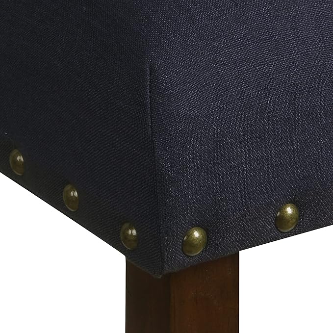 HomePop Classic Parsons Dining Chairs, Set of 2, Deep Navy - LeafyLoom