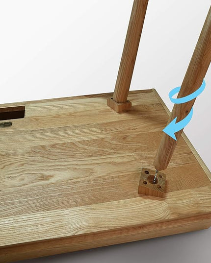 American Trails Freedom Made of Solid American Desk with USB Ports, Natural Oak (New) - LeafyLoom