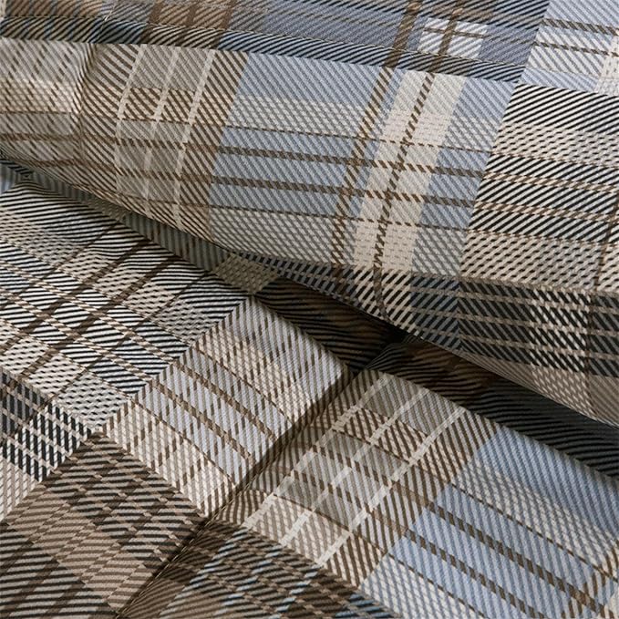 Woolrich Comforter Set, Cabin Lodge, Warm Cover for Colder Season, Modern Cottage-Inspired Down Alternative Ultra Soft Microfiber Bedding, Matching Sham, Plaid Grey/Blue Twin 2 Piece - LeafyLoom