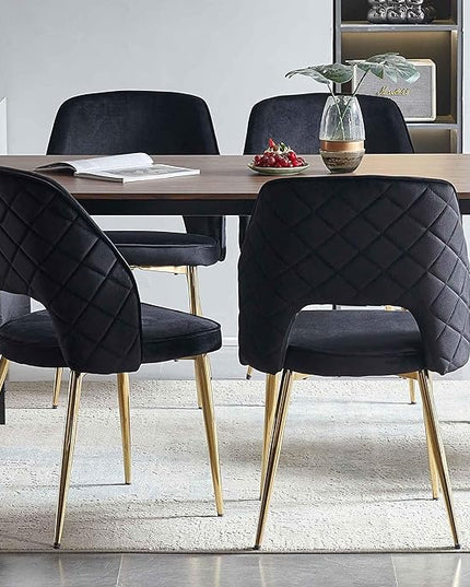 NicBex Haerin-SD-00328-LWJ Dining Chairs, 20.1"x24.2"x31.7", Black - LeafyLoom