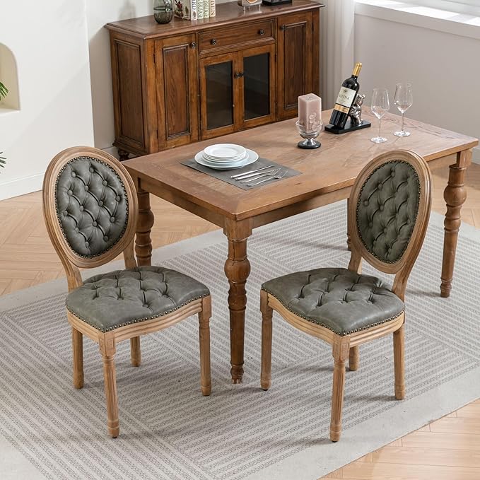 NicBex Haerin-SD-00120-LWJ Dining Chairs, 23"x19.1"x37.2", Olive Green - LeafyLoom