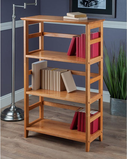 Winsome Wood Studio Shelving, Honey, 3 - LeafyLoom