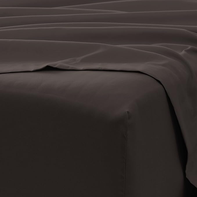 Linen Market Bed Sheets for Queen Size Bed (Chocolate) - Sleep Better Than Ever with These Soft and Cooling Queen Sheets - Deep Pocket Fits 16" Thick Beds - 4 Piece Queen Sheet Set - LeafyLoom