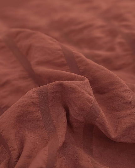 Burnt Orange Comforter Set Queen,Queen Sized Comforter Bedding Set, Burnt Orange Terracotta Bedding Set Queen Size,5 Pcs Lightweight Microfiber Bed Set - LeafyLoom