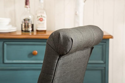 NicBex Haerin-SD-00141-LWJ Dining Chairs, 26"x18"x39.2", Charcoal - LeafyLoom