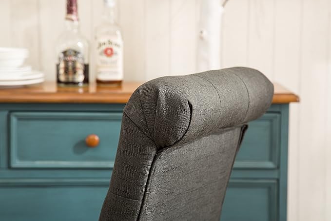 NicBex Haerin-SD-00141-LWJ Dining Chairs, 26"x18"x39.2", Charcoal - LeafyLoom