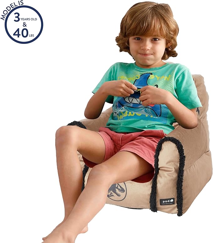 Idea Nuova Bean Bag Sofa Chair, Jurassic World - LeafyLoom