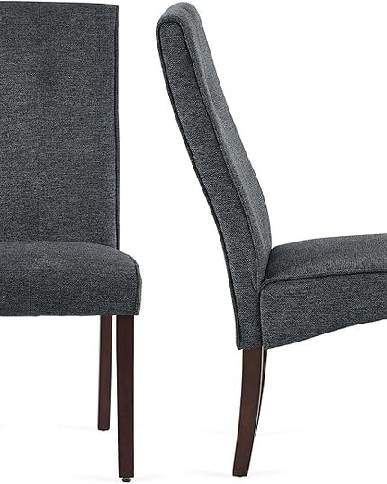 NicBex Haerin-SD-00130-LWJ Dining Chairs, 17"x18.5"x40.2", Dark Gray - LeafyLoom