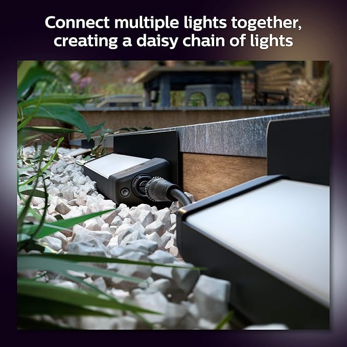 Philips Hue Amarant Outdoor Smart Light Bar, Black - 20W, White and Color Ambiance LED Light - 1 Pack - Requires Hue Bridge and Outdoor Power Supply - Control with Hue App and Voice - Weatherproof PhilipsHue