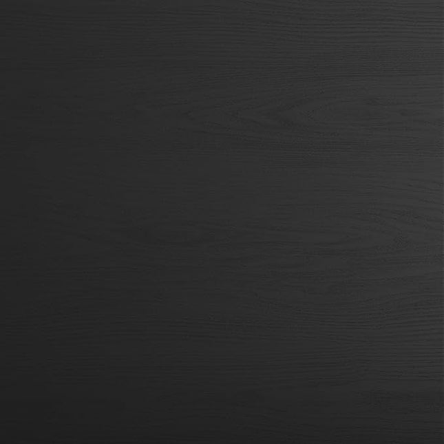 Martha Stewart Emmett 3 Shelf Bookcase with Vertical Metal Frame, Home Office Storage Display Unit, 35"H, Black Wood Grain/Oil Rubbed Bronze - LeafyLoom