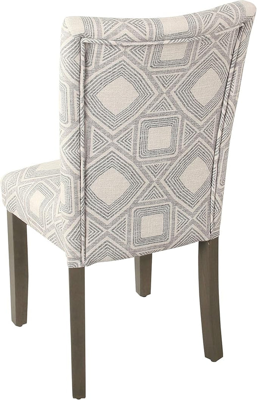 HomePop Classic Parsons Dining Chairs, Pack of 2, Charcoal - LeafyLoom