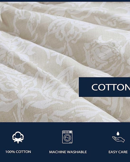 Nautica - Comforter Set, Soft Reversible Bedding with Matching Shams, Casual Home Decor (Tortola Beige, Full/Queen) - LeafyLoom