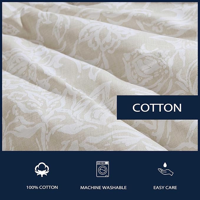 Nautica - Comforter Set, Soft Reversible Bedding with Matching Sham, Casual Home Decor (Tortola Beige, Twin) - LeafyLoom