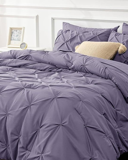 Bedsure Full Size Comforter Sets - Bedding Sets Full 7 Pieces, Bed in a Bag Green Bed Sets with Comforter, Sheets, Pillowcases & Shams, Adult & Kids Bedding - LeafyLoom