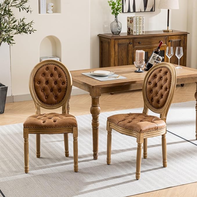 NicBex Haerin-SD-00122-LWJ Dining Chairs, 23"x19.1"x37.2", Orange - LeafyLoom