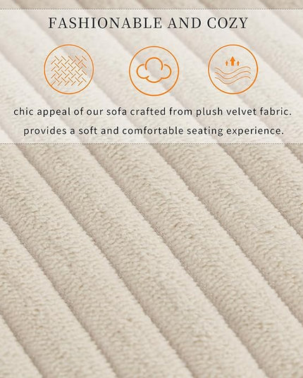 Corduroy Upholstered Convertible Sleeper Sectional Couch Pull Out Sofa Bed ,4 Seater L Shaped Corner Sofa&Couch Sofabed with Reversible Storage Chaise Lounge and Cupholders for Living Room Office - LeafyLoom