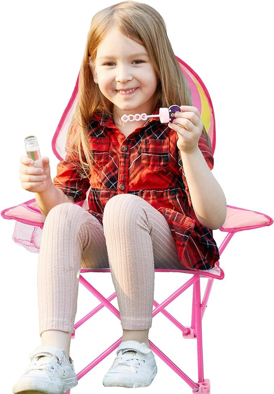 Heritage Kids Children's Figural Camp Chair, Unicorn - LeafyLoom