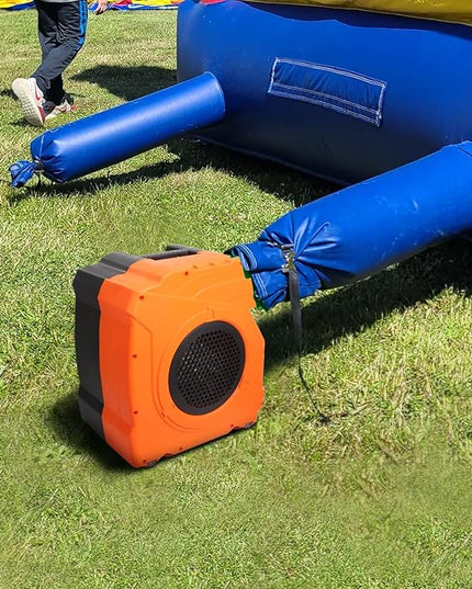 VEVOR Inflatable Blower, 1100W, 1.5 & 1.7 HP Bounce House Blower, Pump Commercial Air Blower for Inflatables, 3100 RPM Bouncy Castle Electric Fan for Bounce House, Waterslides - LeafyLoom