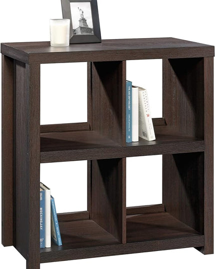 Sauder HomePlus 4-Cube Bookcase, Dakota Oak finish - LeafyLoom