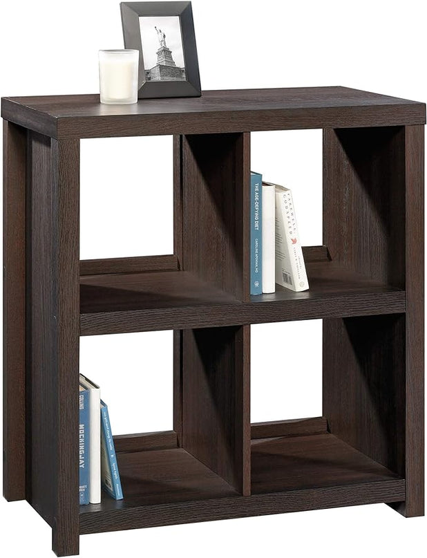 Sauder HomePlus 4-Cube Bookcase, Dakota Oak finish - LeafyLoom