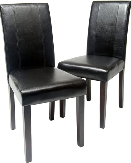 NicBex Haerin-SD-00160-LWJ Dining Chairs, 21"x16.5"x35.5", Black - LeafyLoom