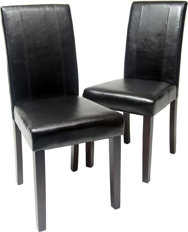 NicBex Haerin-SD-00160-LWJ Dining Chairs, 21"x16.5"x35.5", Black - LeafyLoom