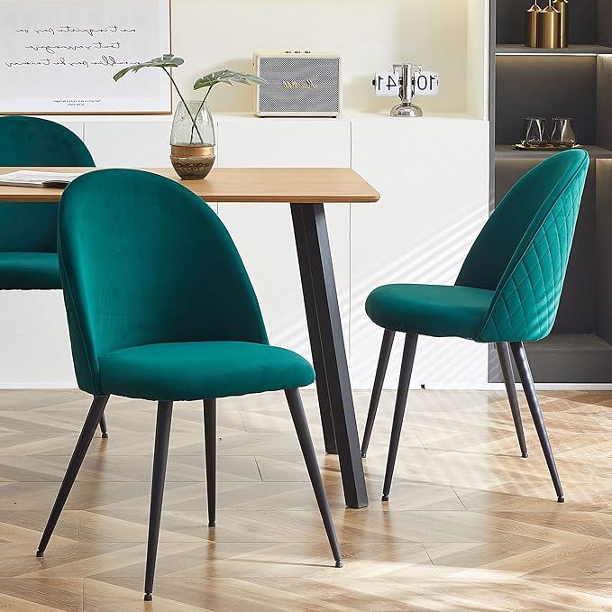 NicBex Haerin-SD-00332-LWJ Dining Chairs, 21.3"x20.5"x33.1", Green - LeafyLoom