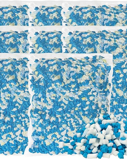40 LBS Shredded Memory Foam Filling, Bean Bag Filler, Added Gel Particles Comfortable and Soft,Very Suitable for Filling Bean Bags, Pillows,Dog beds, Couch Cushion - LeafyLoom