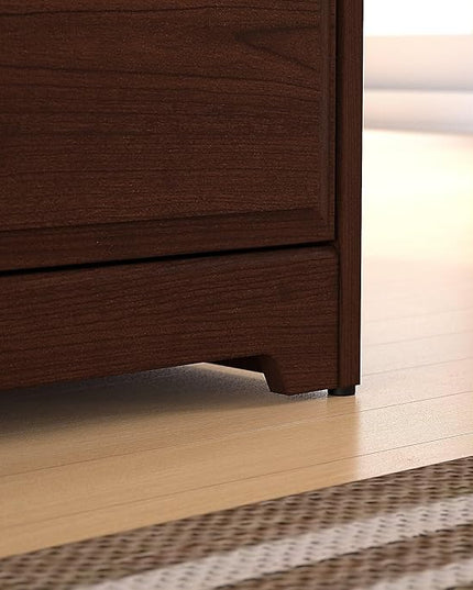 Bush Furniture Cabot Lateral File Cabinet in Harvest Cherry - LeafyLoom