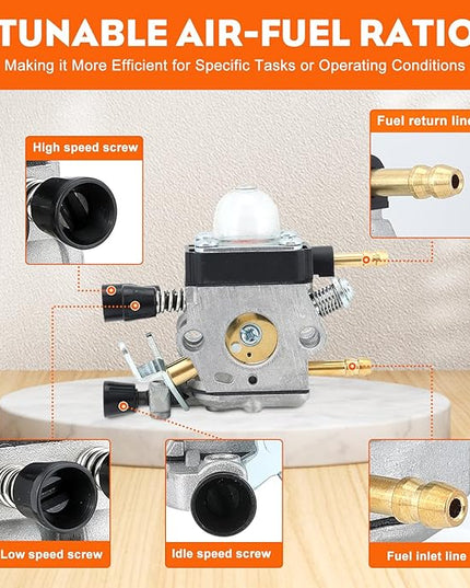 HIPA BG55 Carburetor for STIHL BG 55 BG85 BG65 BG85C SH85 SH55 BG45 BG55C BG55Z BG46 BG65DZ BG85DZ Leaf Blower Parts Replace 4229 120 0606 C1Q-S68G C1Q-S68 Carb - LeafyLoom