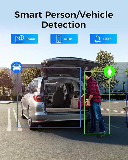 Hiseeu 16CH 3K Wired Security Camera System with Alarm Spotlight,Audio Vehicle/Person Detection 5MP 16CH DVR,5MP 16PCS Outdoor Indoor Surveillance CCTV Cameras 3TB HDD 24/7 Record Remote Access Hiseeu