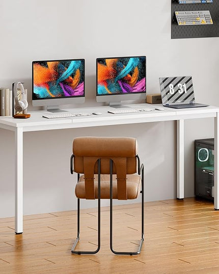 Need Large Computer Desk 70.8 x 23.6 inches Conference Table Large Office Desk Writing Table Workstation for Home Office,White 10FJGSAC3-180WW-60-ND - LeafyLoom