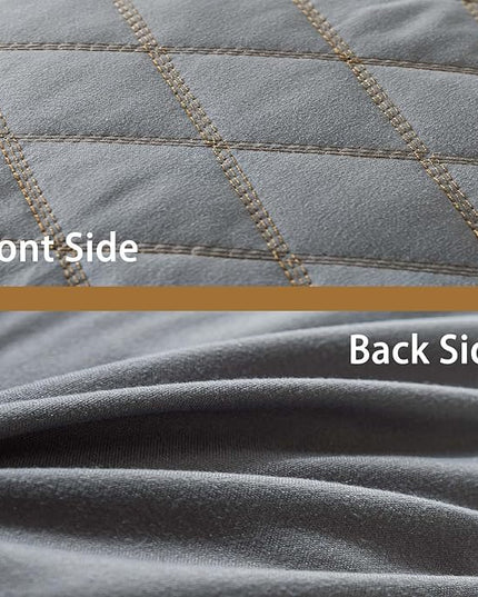 WhatsBedding Memory Foam Body Pillow for Adults, Long Body Pillow for Sleeping, Full Body Pillow for Bed - 20x54 inch, Dark Grey - LeafyLoom