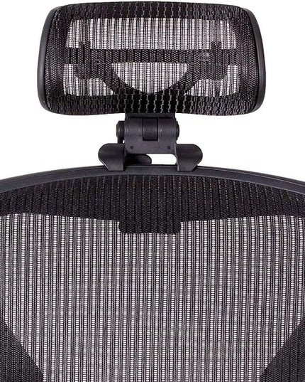 The Original Headrest for The Herman Miller Aeron Chair H3 Carbon | Colors and Mesh Match Classic Aeron Chair 2016 and Earlier Models | Headrest ONLY - Chair Not Included - LeafyLoom