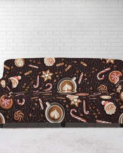 FKELYI Christmas Sofa Slipcover Washable Sofa Couch Cover Comfortable Furniture Protector with Elastic Bottom Stretch Sofa Slipcovers XL FKELYI