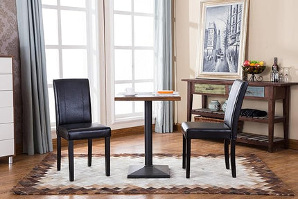 NicBex Haerin-SD-00160-LWJ Dining Chairs, 21"x16.5"x35.5", Black - LeafyLoom