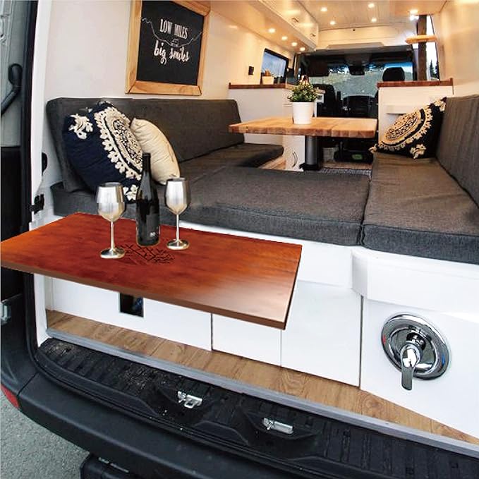 DALUOBO Laptop Table for Rotatable Adjustable Removable Leg for Sofa Wall or Caravan Camper Van RV and Sit to Stand Height Adjustable Home and Office Desk Frames - LeafyLoom
