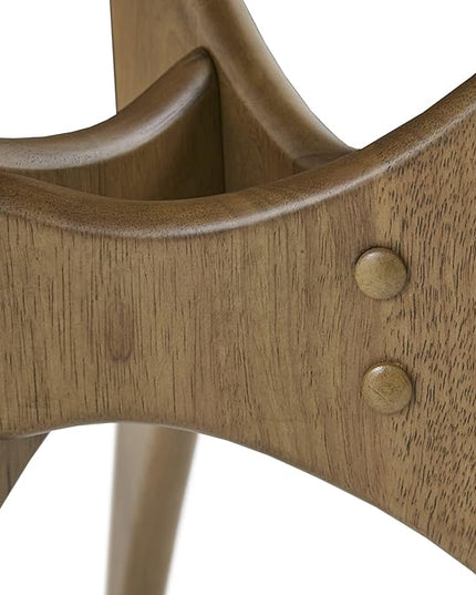 INK+IVY Blaze Triangle Wood Coffee Table Plywood with Wood Veneer Legs, Mid-Century Modern, Easy Assembly, Accent Furniture For Living Room, Minimalist Décor, Light Brown - LeafyLoom