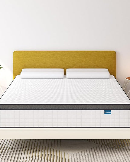 Full Size Mattress,12 Inch Full Mattress in a Box,Hybrid Memory Foam Spring Full Mattresses,Soft and Comfort Medium Firm Mattress,CertiPUR-US Certified. - LeafyLoom
